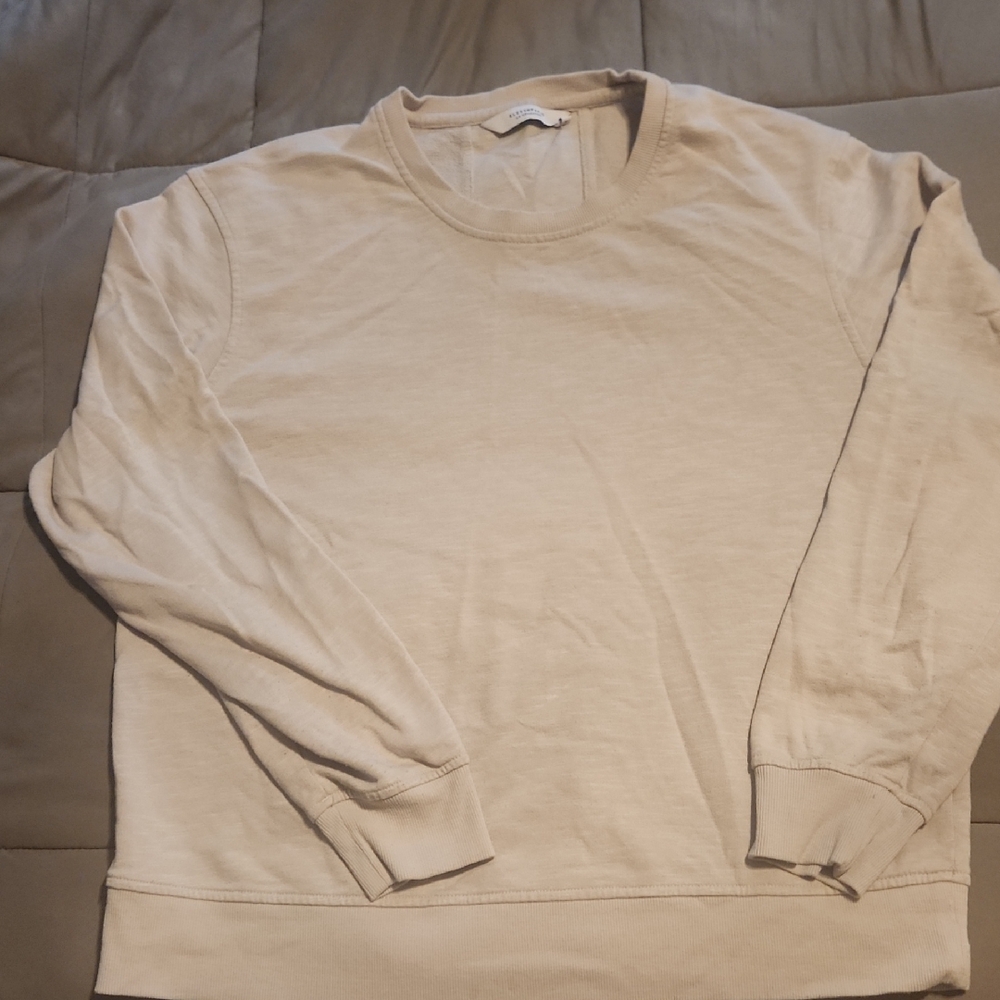 Eleven Paris Men's Beige Crewneck Sweater Size XL